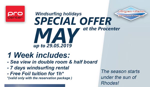 ProCenter Rhodos - Windsurf Special in May