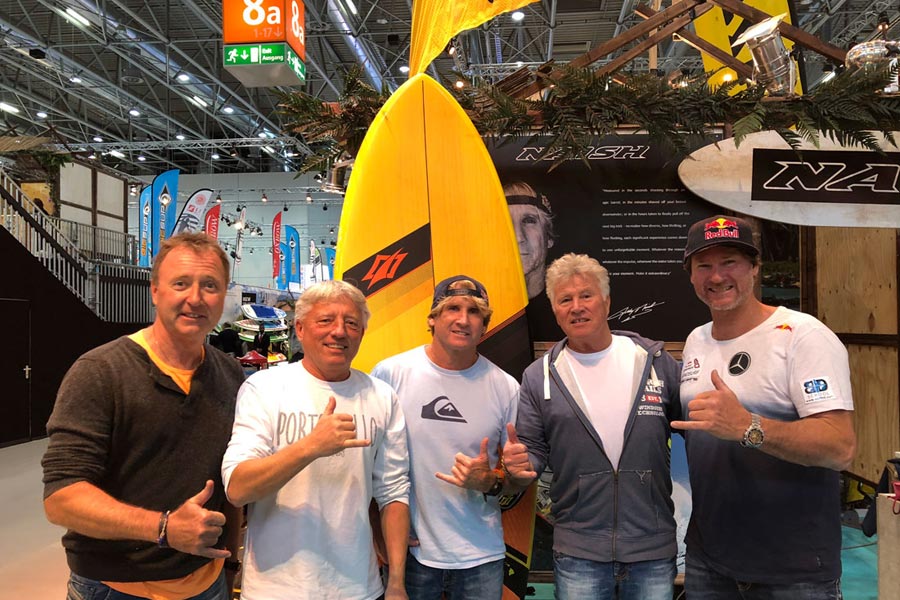 Die ProCenter's mit Robby Naish auf der Boot in Düsseldorf