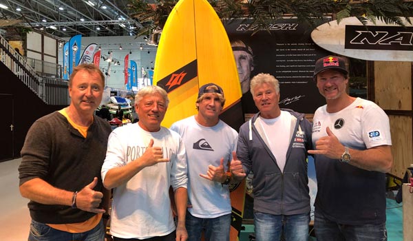 Die ProCenter's mit Robby Naish auf der Boot in Düsseldorf